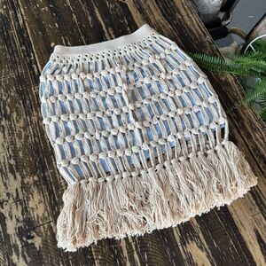 💫 J.CREW “2-in-1” Crochet Overlay Skirt – Size Small (Brand New)